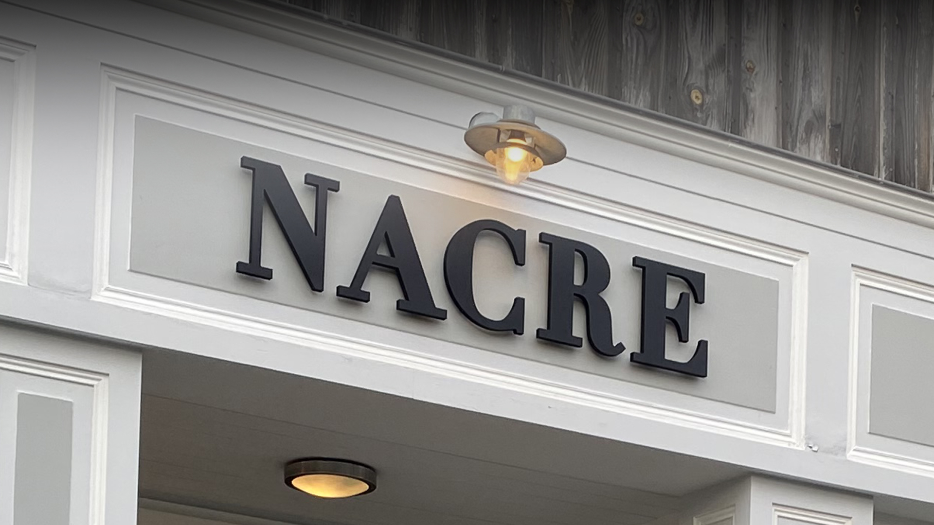 façade du restaurant gastronomique Nacre